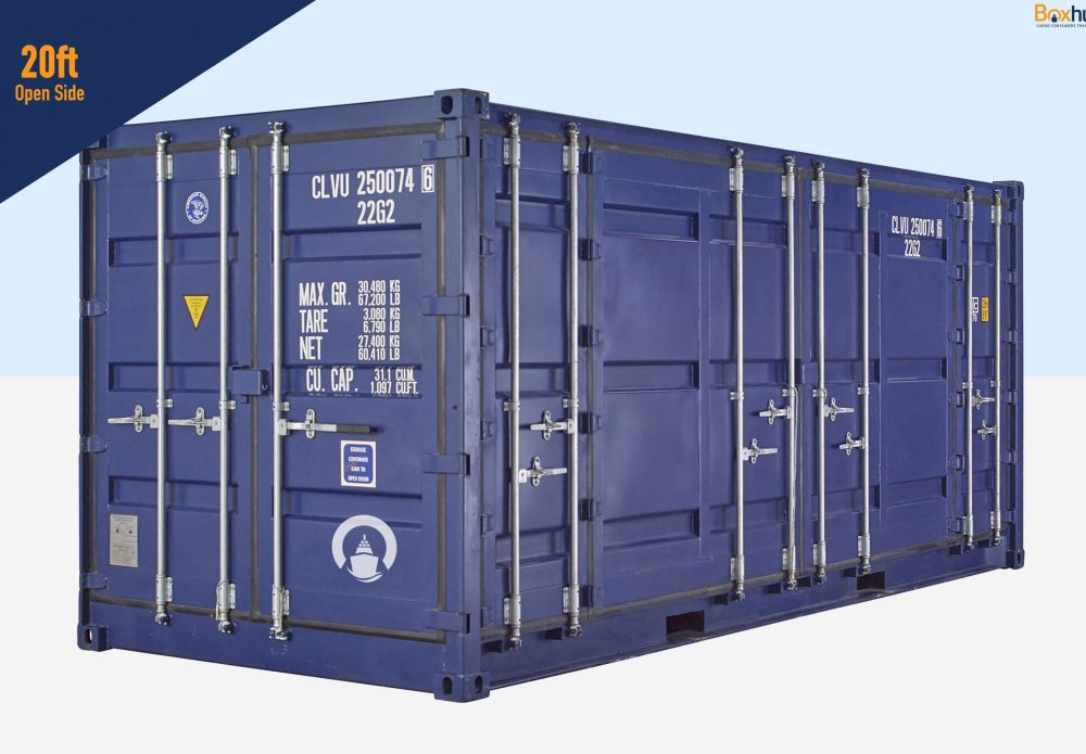 20ft Open Side Container